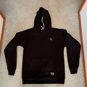 Mens Sketchy Tank Death Black Hoodie